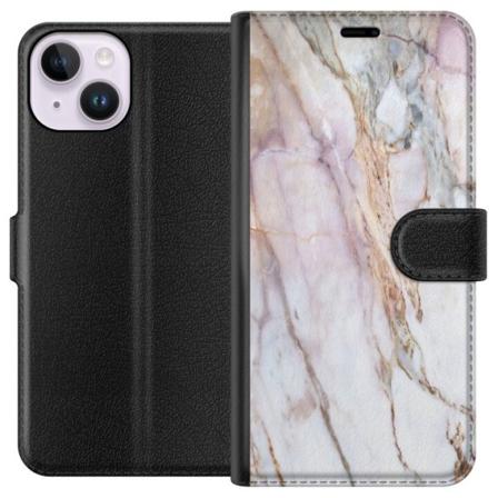 Apple iPhone 14 Tegnebogsetui Marmar
