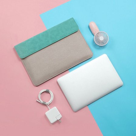 13 14 15 tommer Laptop Sleeve Ultrabook Taske GREEN&KHAKI 14 TOMM