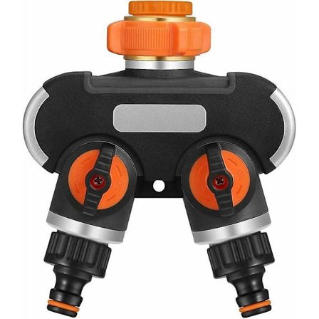 Way Bevattning, Slangdelare, Slangkoppling, Justerbart Vattenflöde, Perfekt för Utomhuskran