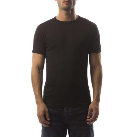 Petrol T-Shirt Basic Ronde Hals Zwart ( 2 pack) , Zwart , Heren , Maat: XL