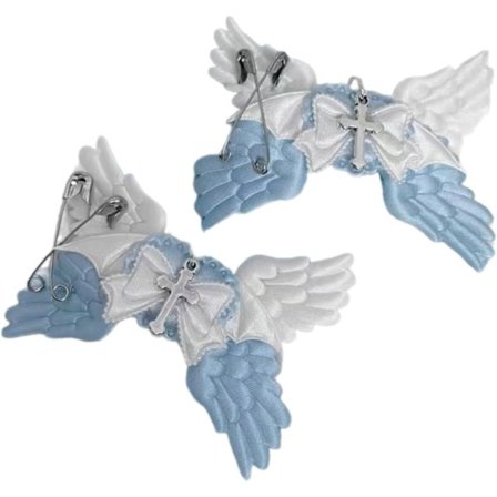 Stilfuld blå hårspænde til piger, delikat hårnålsdekoration med indviklede detaljer til modeentusiaster