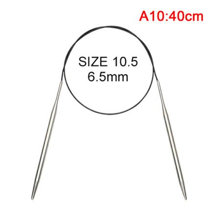 43/60/120 Cm Stickning S Rostfritt Stål Diy Ringvirkad Tröja