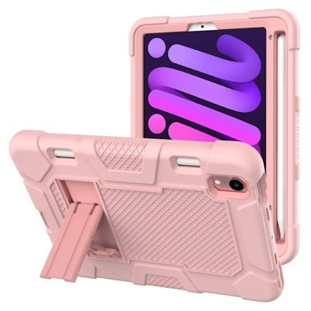 iPad Mini 6 (2021) TPU + silikonskydd - Roséguld