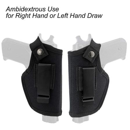 Nylon pistol cover utomhus taktiskt osynligt cover Storlek vänster och höger Universal midjehölster
