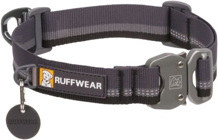 RuffWear Top Rope Collar koiran kaulapanta, Basalt Gray