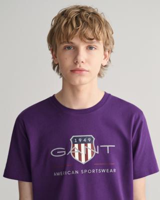 GANT - Teens archive shield t-skjorte - Unisex - 170