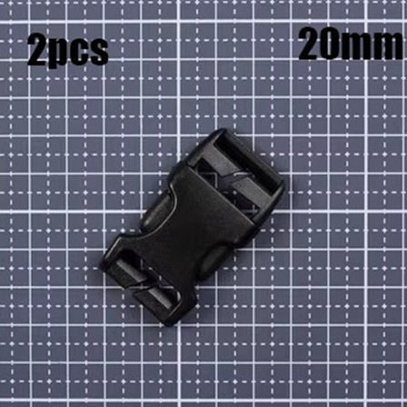 2st Sidosläppningsspännen Böjt spänne 20MM