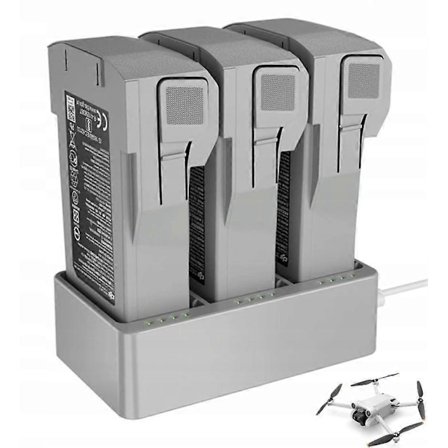 Hub-oplader til DJI Mini 3 / Mini 3 Pro / Mini 4 Pro 3-batteri drone
