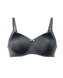 Bh utan bygel Fleur Antracit - B75 - Anita
