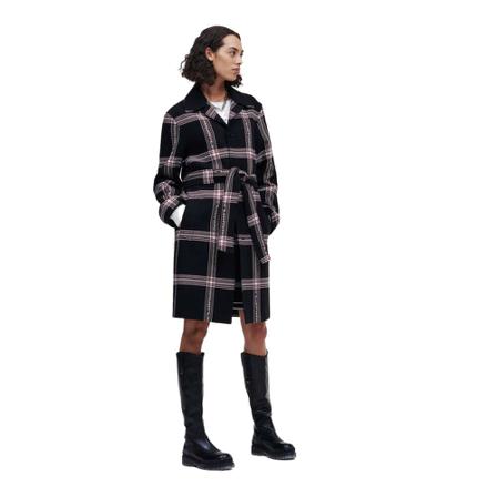 Karl Lagerfeld, Coat Zwart, Dames, Maat:S