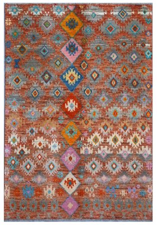 Small Berber Colourful Rug 120X180 Wool