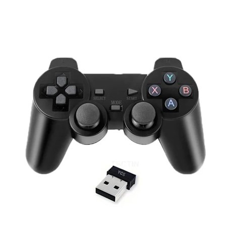 1 stk. trådløs gamepad 2,4 GHz USB-spilcontroller til PC Android TV Ingen forsinkelse Kompatibel med PC- og TV-spil