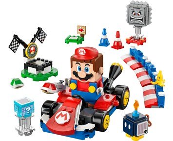Super Mario Mario Kart – Interaktiv LEGO Mario & Standard Kart 72043 - LEGO Mario Kart – LEGO Mario & Standard Kart 72043