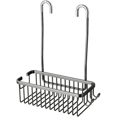 Duschkorg med hänge, badrum dusch kran, hängande korg, badrum organisation förvaringsställ