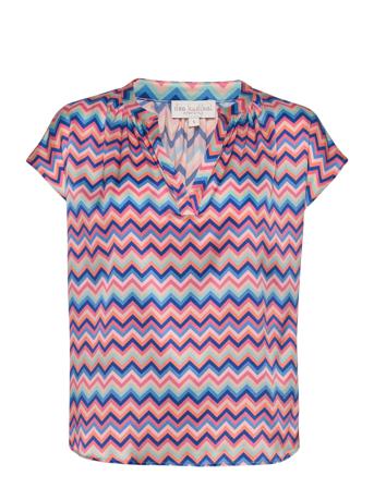 Ann Blouses Short-sleeved Multi/mønstret Dea Kudibal