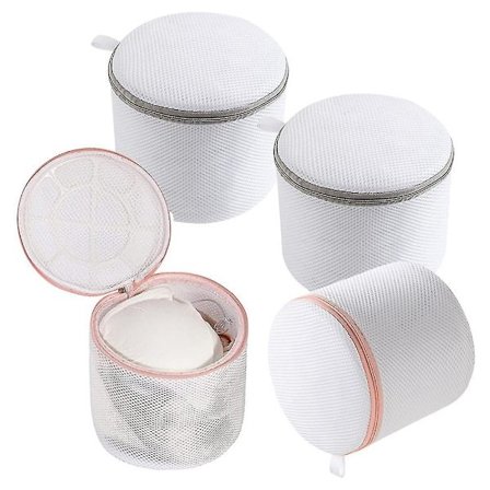 4-pack BH-tvättpåsar för tvätt, BH-påsar för tvättmaskin