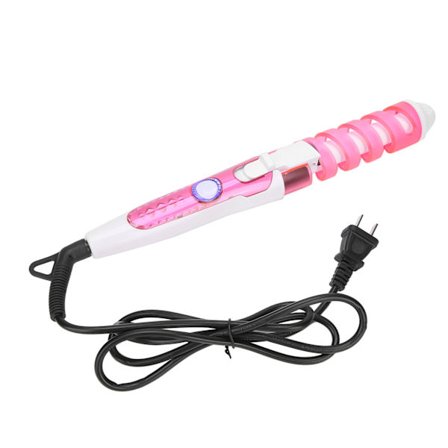 Sähköinen hiusten kiharrin sauva spiraali hiusten kiharrin kiharrusrauta hiustenmuotoilutyökalu 110-240V US-pistoke