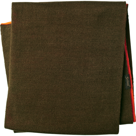 Seeland Ian Reversible Scarf huivi, huomio-oranssi/vihreä