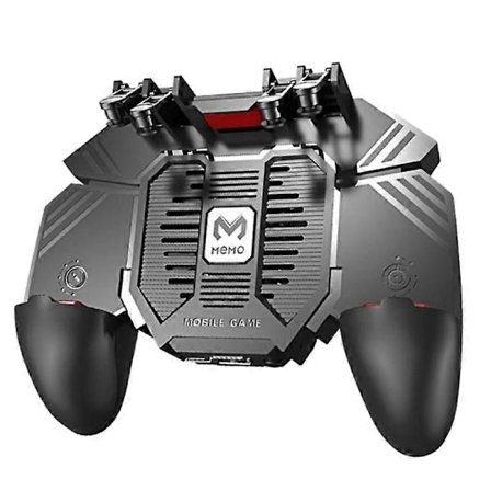 MEMO AK77 Spelutlösare Telefonkylare Fläkt Spelkontroll Pubg-kontroll med fläkt Pubg Mobile Trigge