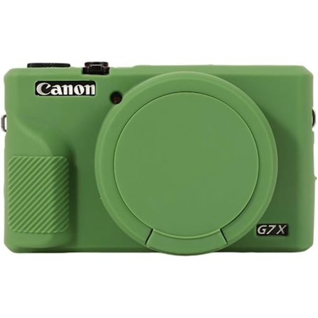 Fodral - För Canon Powershot G7X Mark Iii Digitalkamera, Med Avtagbart Linsskydd (Grön)