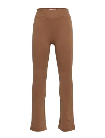 Konpaige Flared Pant Pnt Bukser Brun Kids Only
