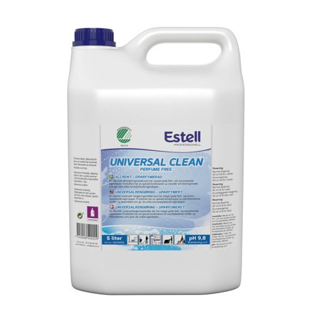 ESTELL Allrengöring Universal Cleaner oparfymerad 5L - Lyreco - Städ och hygien - Rengöringsmedel - Allrent