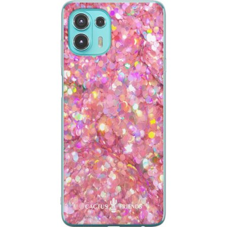 Yhteensopiva Puhelinkuori Motorola Motorola Edge 20 Lite Cactus and Friends – PinkGlitter