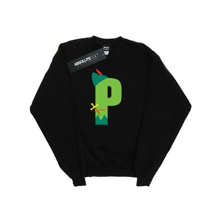 Disney Herr Alphabet P Is For Peter Pan Sweatshirt L Svart