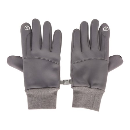 Ulkoilu Urheilu Kosketusnäyttö Vedenpitävät Tuulenpitävät Lämpimät Pyöräilyhanskat Harmaa XL