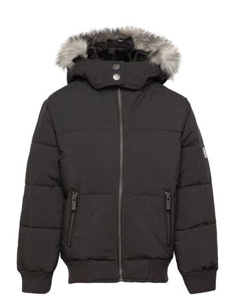 Kids Girls Outerwear Toppatakki Musta Abercrombie & Fitch