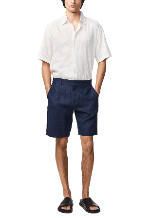 NN07 Crown Shorts 1454 Herr Blå 31