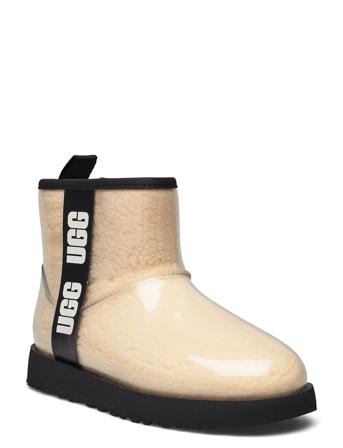 W Classic Clear Mini Shoes Boots Ankle Boots Ankle Boot - Flat Beige UGG