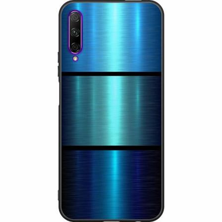Honor 9x Pro Svart Skal Blue Metallic Stripes