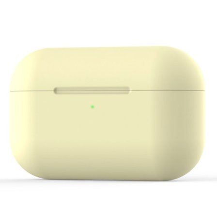 AirPods Pro hållbart silikonfodral - Gul