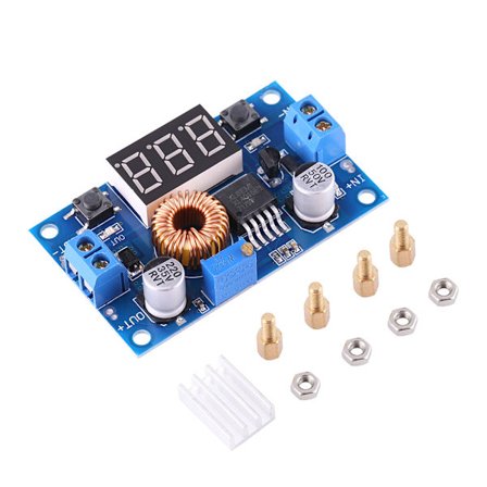 1 stk DC Buck Converter Step Down Spenningsregulatormodul 5A 4.0V til 38V Inngang 1.25V til 36V Utgang Justerbar