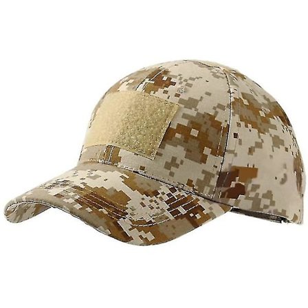 Kamuflasjehatt Utendørs Solhatt Hær Woodland Camo Taktisk Lue Uv-beskyttelse_s