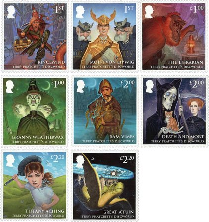 England 2023 - Discworld - Postfrisk sæt 8v