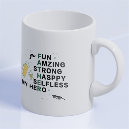 Minimalistisk keramisk kaffekopp bred munn spilltema 8,1x8,1x9,5cm CCP321