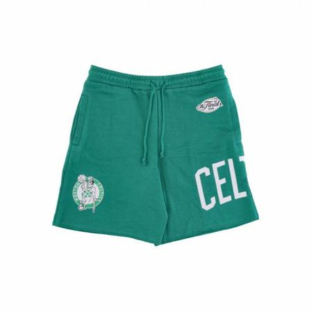 Mitchell & Ness, nba game day french terry short hardwood Groen, Heren, Maat:S