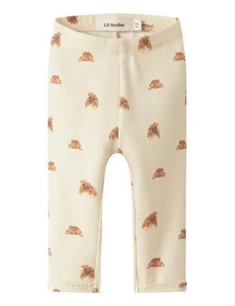 Lil'Atelier Nbflavo Eki Slim Leggings Lil - Cream - 68
