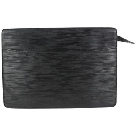 Louis Vuitton Vintage, Pre-owned Leather louis-vuitton-bags Zwart, Dames, Maat:ONE Size