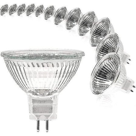 Høykvalitets Mr16 Spot Light Bulb 12v 20w Bulb Gu5.3 Bulb Dimmable 2 Pin Halogen Bulbs Varm Hvit 2700k Pakke med 12