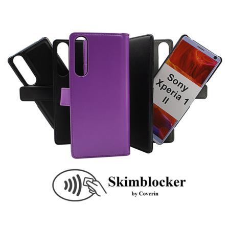 Skimblocker Magnet Wallet Sony Xperia 1 Ii (xq-at51) Svart