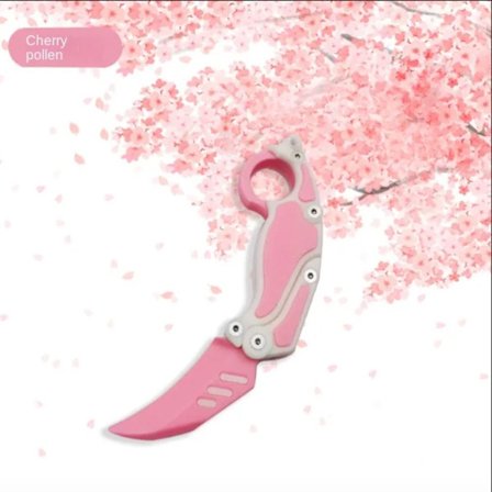 Gravity Gulerod Legetøj Butterfly Claw PINK