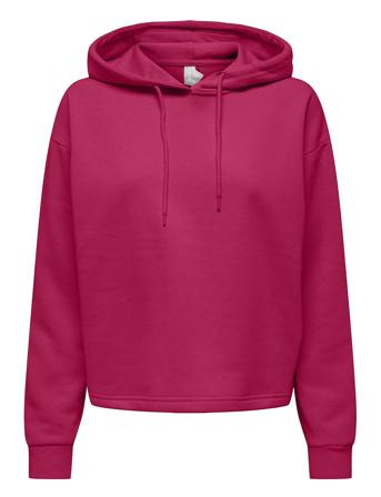 Onpcomfort Ls Brush Hood Swt Pink Only Play