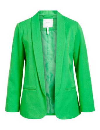 Objlisa L/S Blazer Blazers Single Breasted Blazers Grøn Object