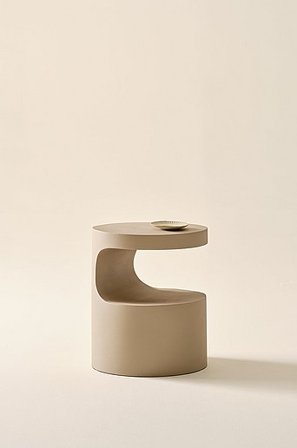 Jotex - Sidobord ø 40 Cm Järn Beige PICTON - Köp Sidobord & småbord hos Jotex