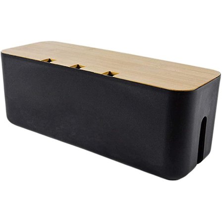 Kabelbox Socket Box Kabeluppsamlare Förvaringsbox för kabelhantering Laddningspresent