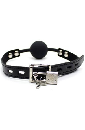 Fetish Addict Ball Gag With Padlock Gagball - Blushme.se