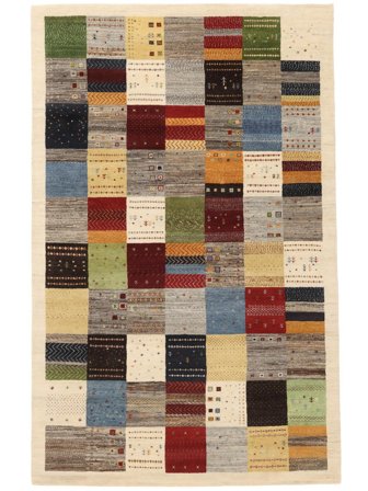 Käsinsolmittu Gabbeh Loribaft Matot 197X310 Ruskea/Beige